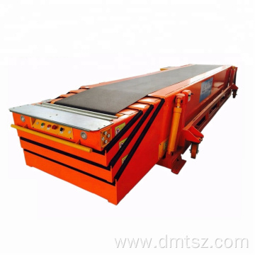 movable telescopic belt conveyor loading unloading truck